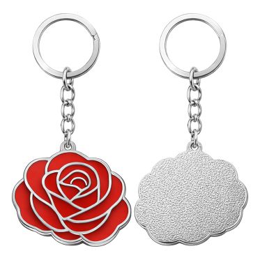 Porte Clé Métalique Rose